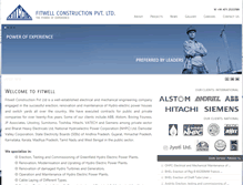 Tablet Screenshot of fitwellconstructions.com